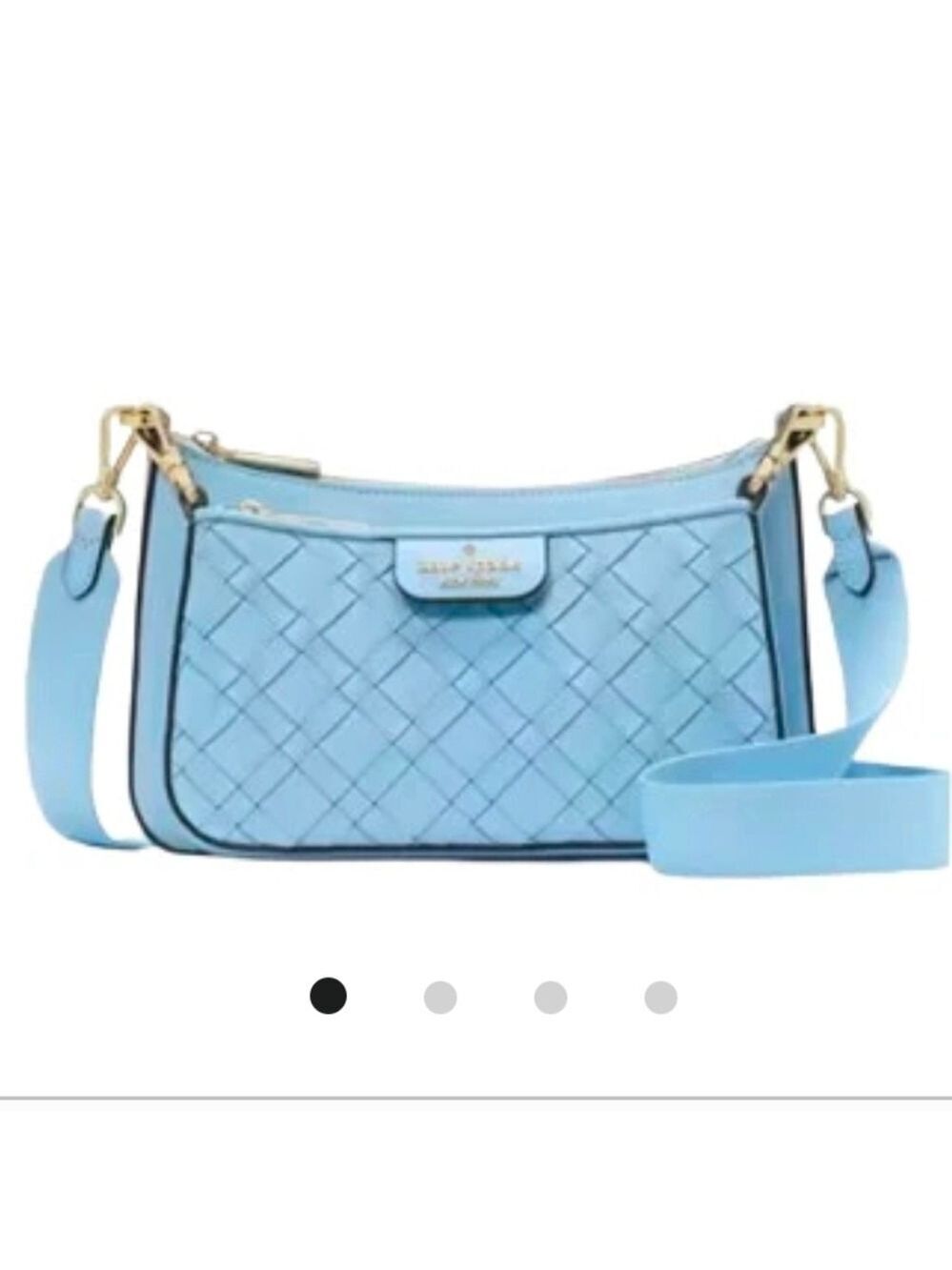 Kate Spade New York Duet Woven Leather Crossbody